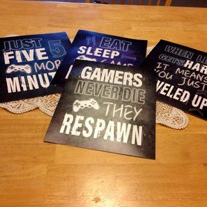 Cool unframed Gamer's Art Posters
